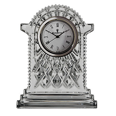 Waterford Crystal Lismore Carriage Clock, Large Waterford Crystal Lismore Carriage Clock, Large